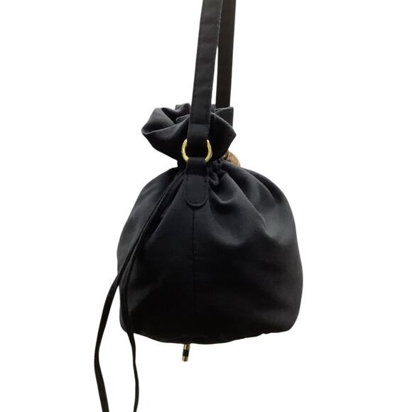 Yves Saint Laurent Clutch Drawstring Bucket Bag with Cheetah Twilly - Picture 3 of 6